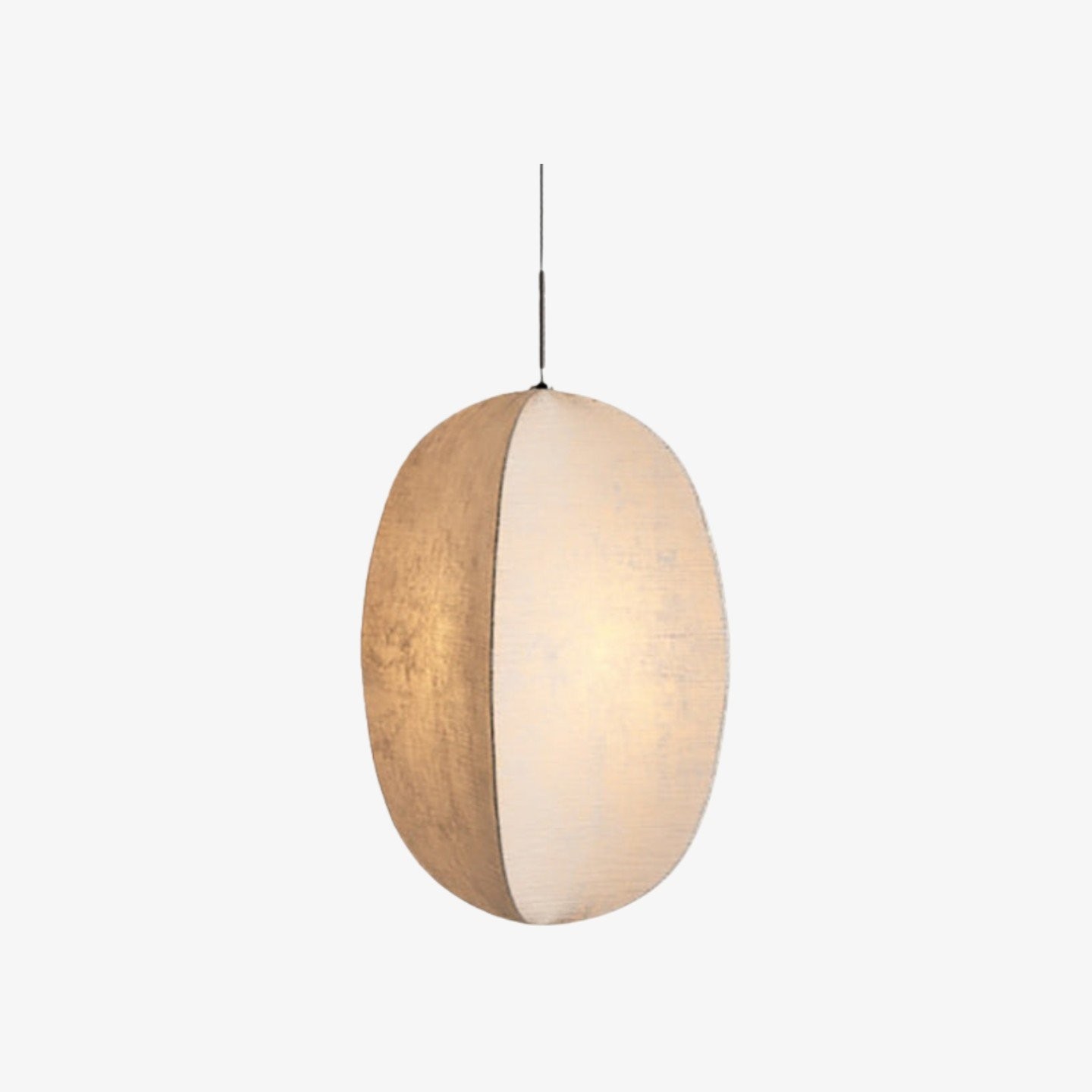 Diora Sculptural Lantern Hanglamp - Moderne Hanglamp met Zijdetextuur voor Woonkamers HL1991