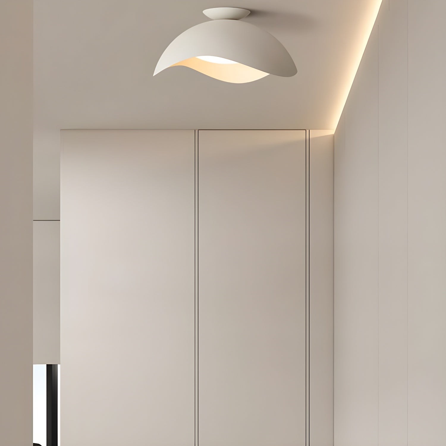 Eenvoudige Wave Plafondlamp HL744
