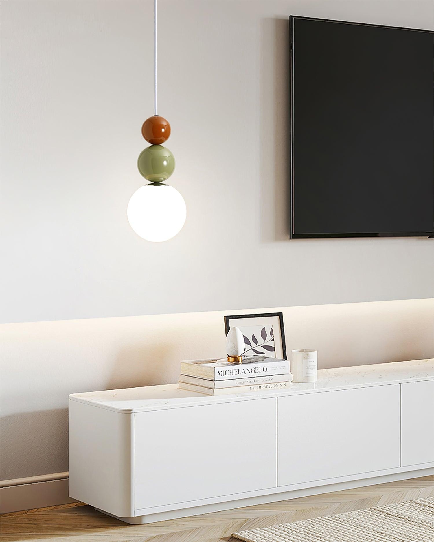 Nordic Cream Moderne Eenvoudige Dot Hanglamp HL460