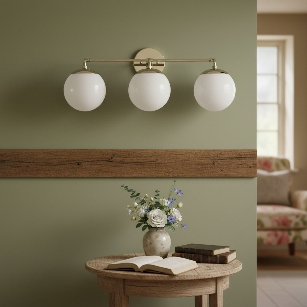 Glorica Glazen Wandlamp - Moderne Vintage Badkamerlamp HL1738