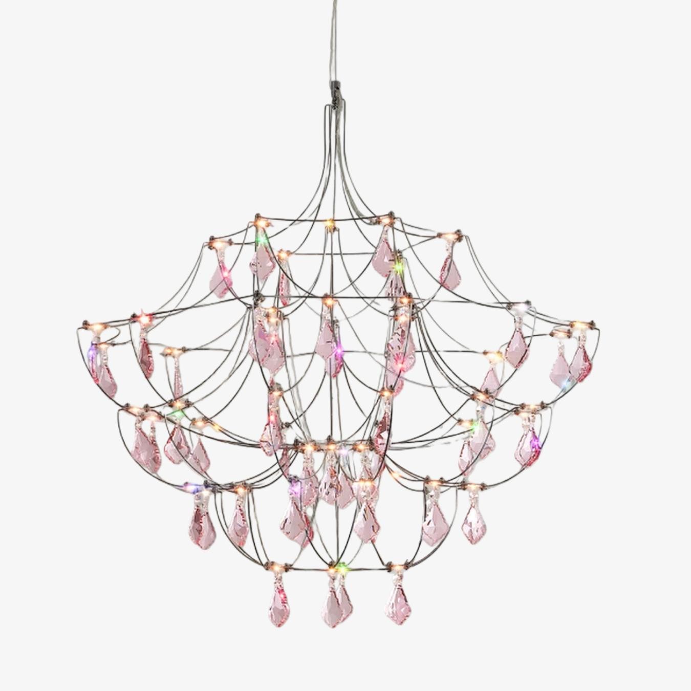 Crynora Franse kristallen kroonluchter - Romantisch vuurvliegdesign in luxe stijl voor eetkamer of slaapkamer HL2304