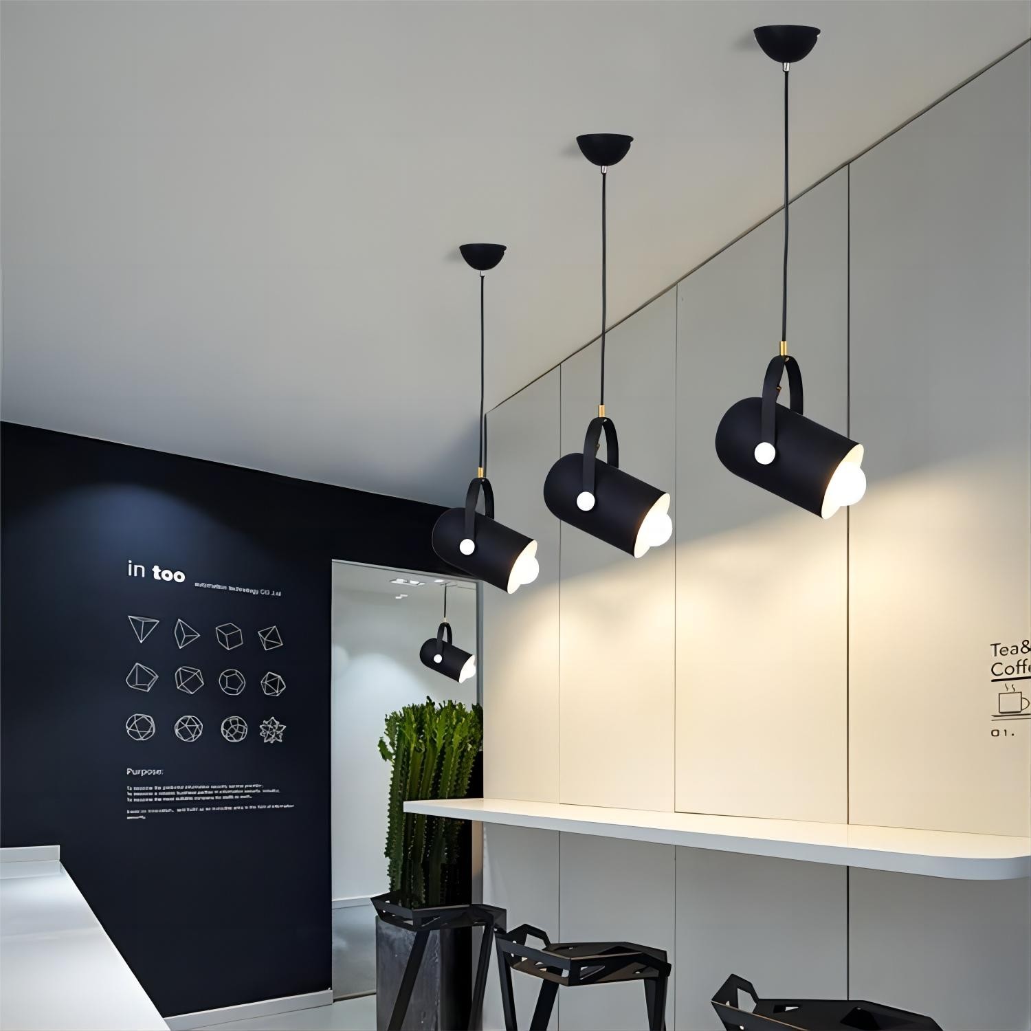 Nordic Macaroon Emmer Hoekige Drop Light HL103