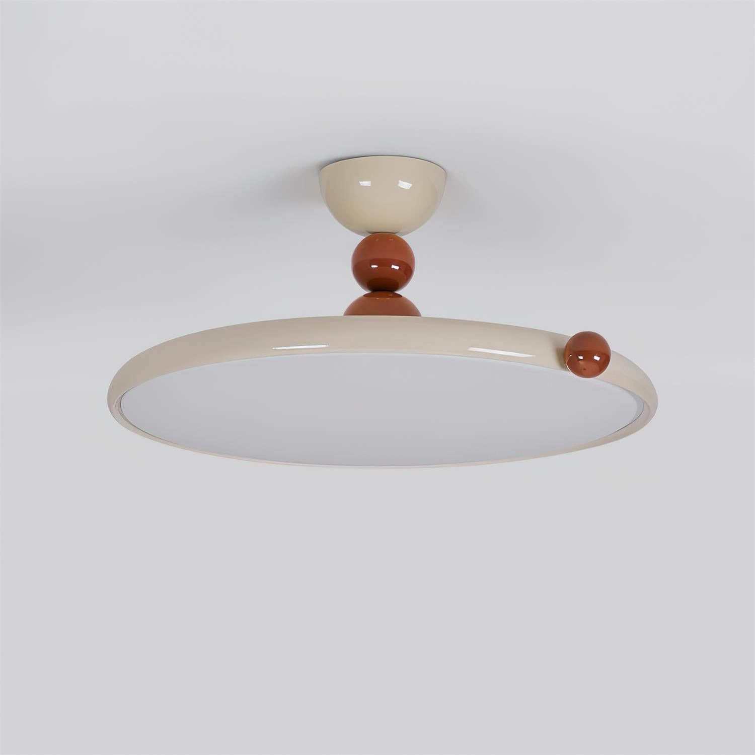 Franse stijl retro ronde vliegende schijf plafondlamp HL704