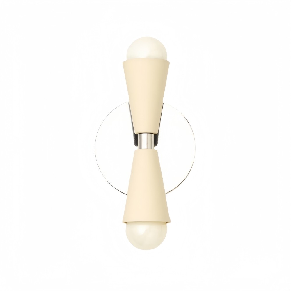 Rustieke messing wandlamp - kegelvormige striklamp voor boerderij HL1093