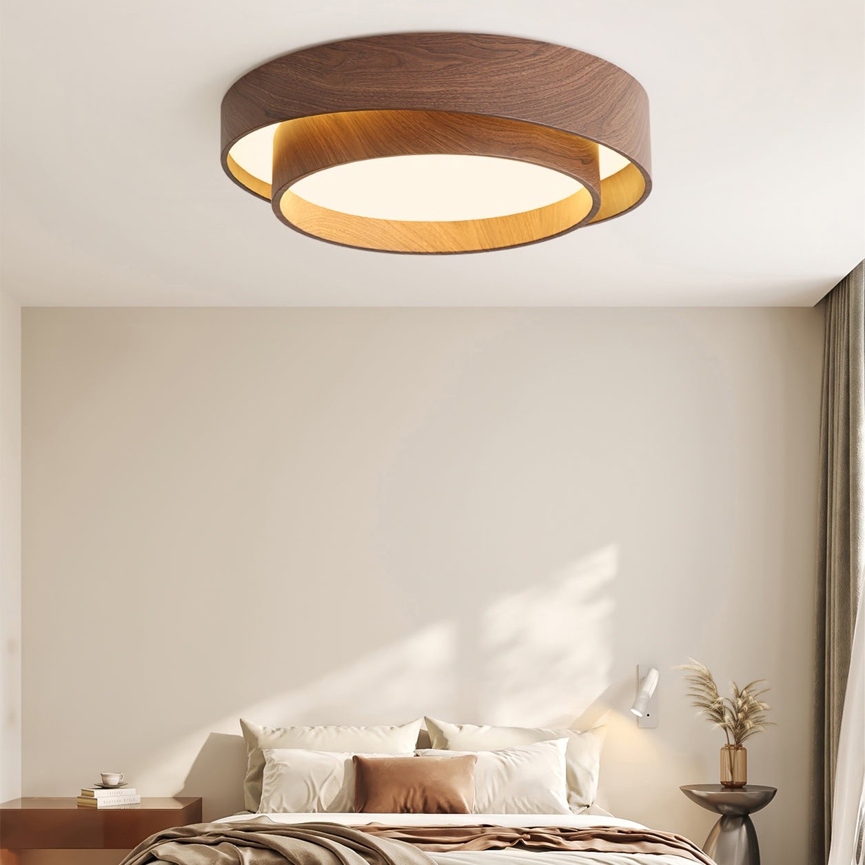 Dubbele Ronde Schijf Melody Plafondlamp HL265
