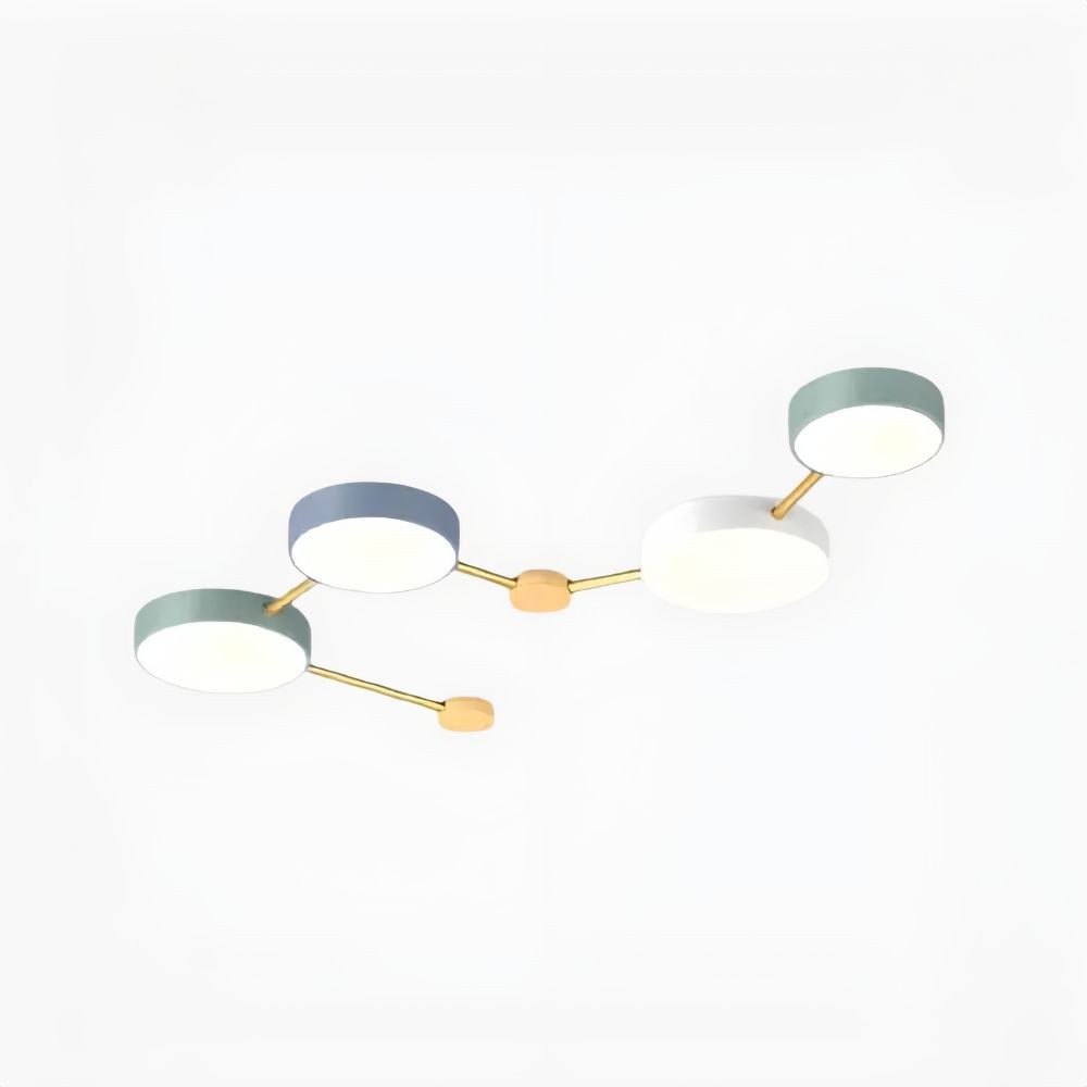 Nordic ronde LED plafondlamp - houten taklamp voor slaapkamer HL1347