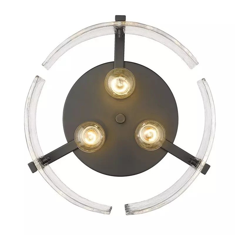 Moderne Inbouwplafondlamp Met Glazen Trommel HL267