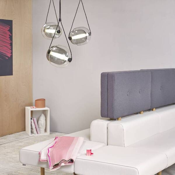 LED Capsula Hanglamp Gekleurd Glas