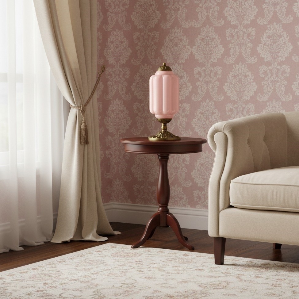 Eloise Vintage Glazen Pompoen Tafellamp HL931