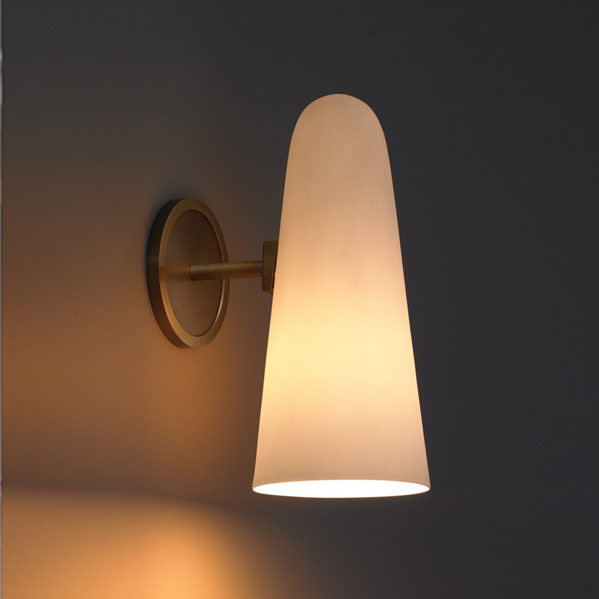 Nordic Simple Light Luxe Messing Wandlamp HL687