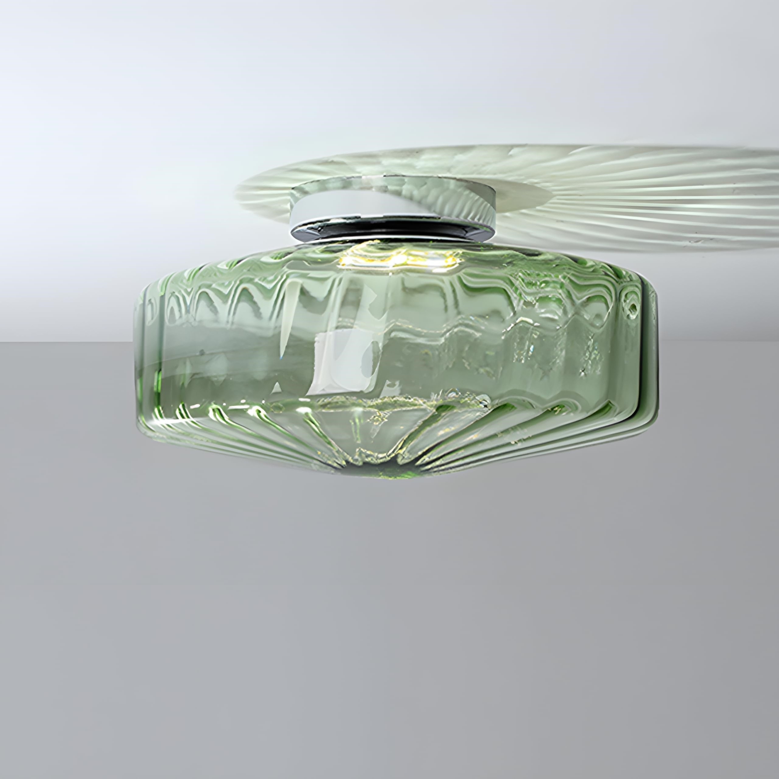 Remy Vintage Water Ripple Plafondlamp HL1011