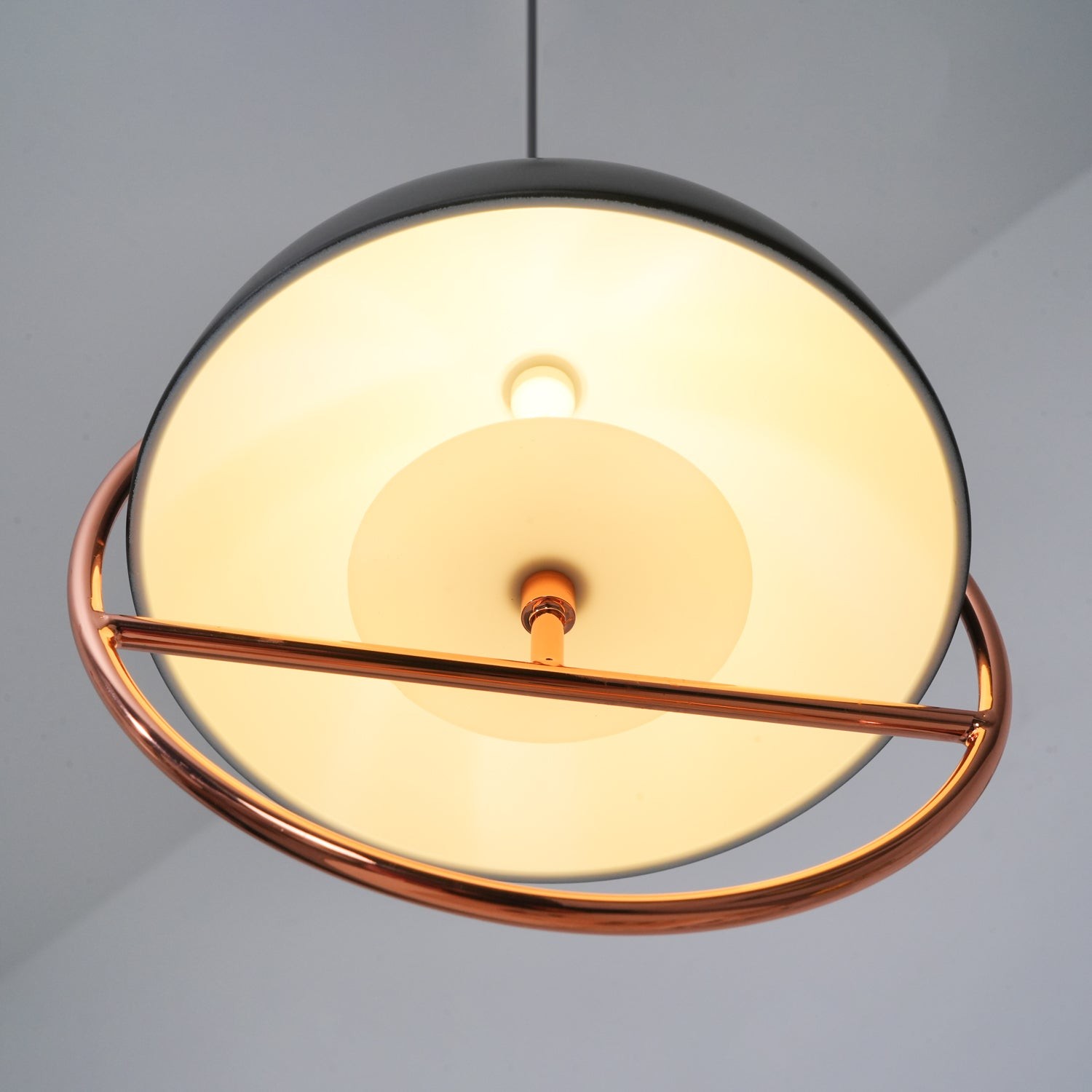Nordic Halfronde Ring Metalen Hanglamp HL550