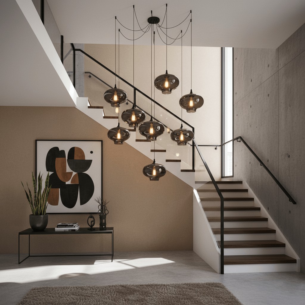 Flesvormige hanglamp HL2916