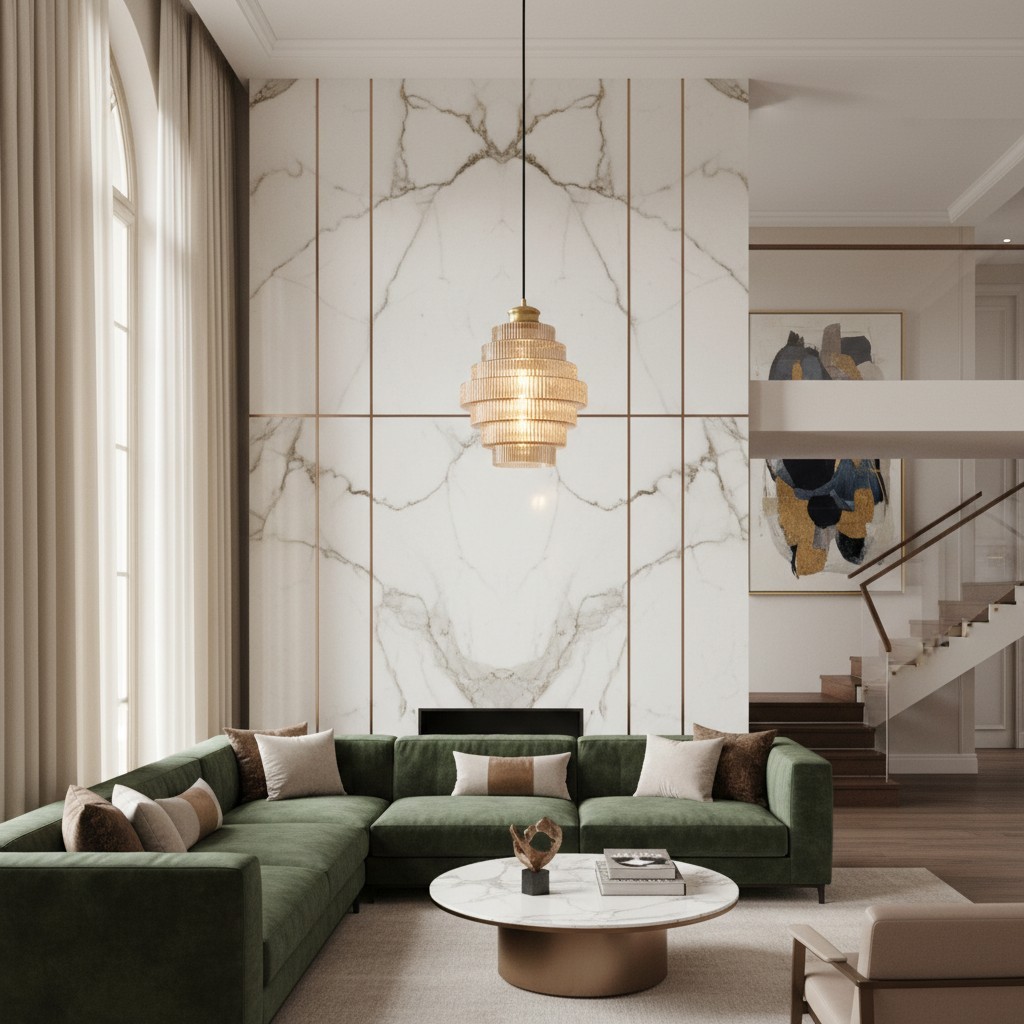 Moderne Creatieve Hanglamp van Geplooid Glas - Flesvormige Hanglamp voor de Eetkamer HL615