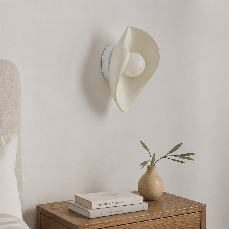 Goviena Moderne Wandlamp in Cocoonvorm - Minimalistische Decoratieve Wandlamp voor Slaapkamer en Hal HL3584