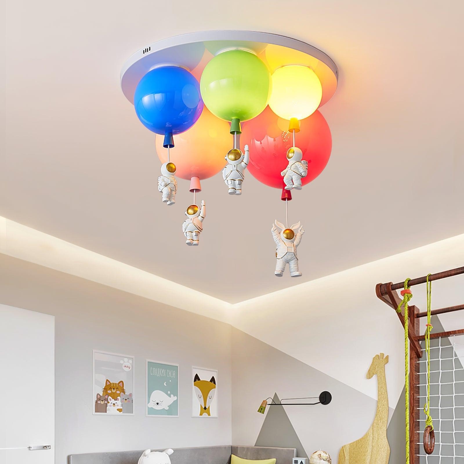 Astronaut Glanzende Ballon Plafondlamp HL361