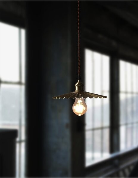 Koperen paraplu hanglamp