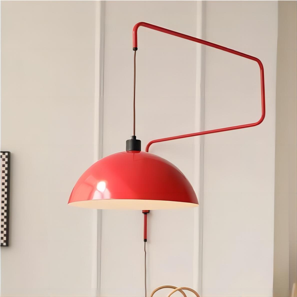 Moderne komvormige opvouwbare intrekbare wandlamp HL169