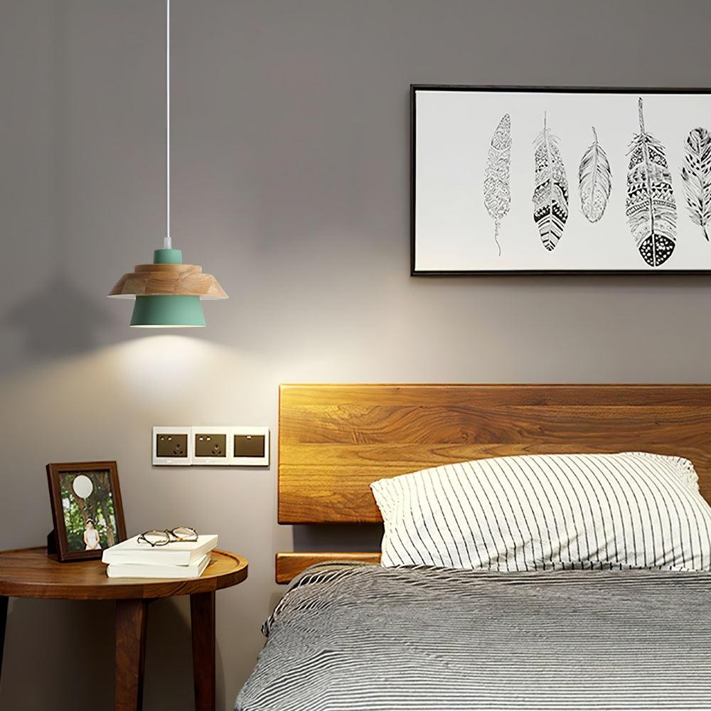 Hanglamp van steenhout HL728