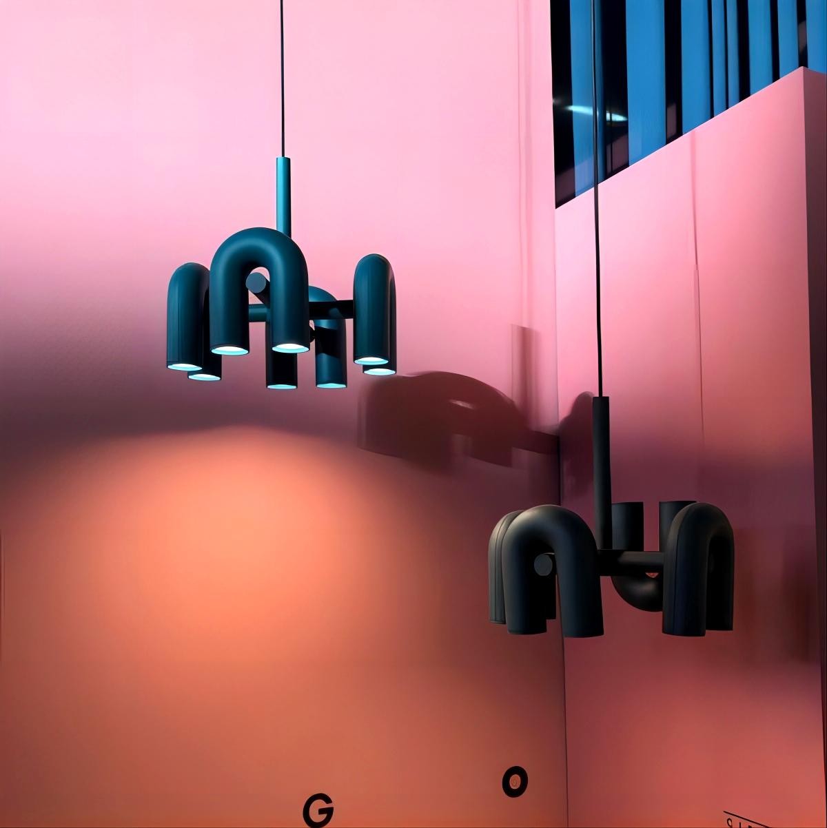 Cirkus U Vormige Moderne LED Kroonluchter