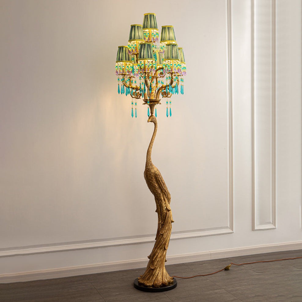 Perky Peacock vloerlamp HL3314