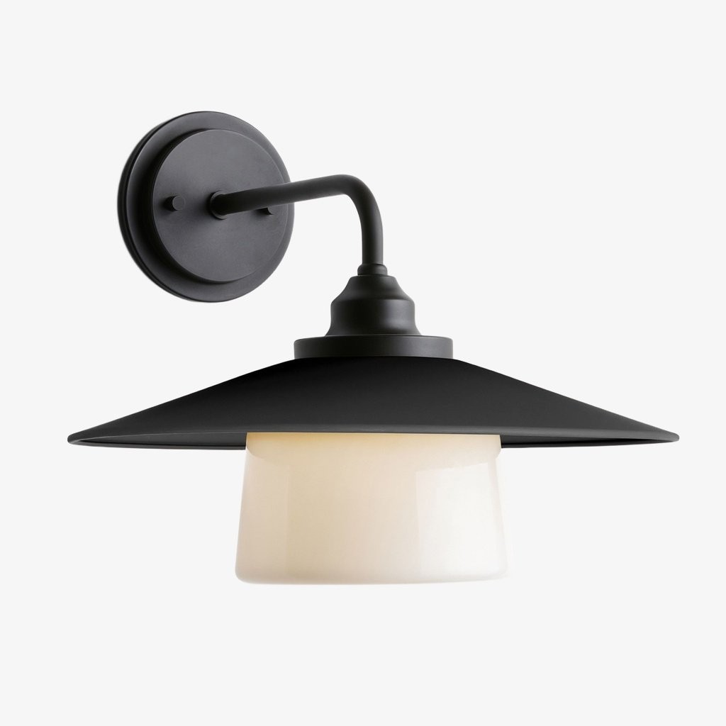 Cordax Utility-geïnspireerde wandlamp - Metaal en glas voor binnen- en buitendecoratie HL2273
