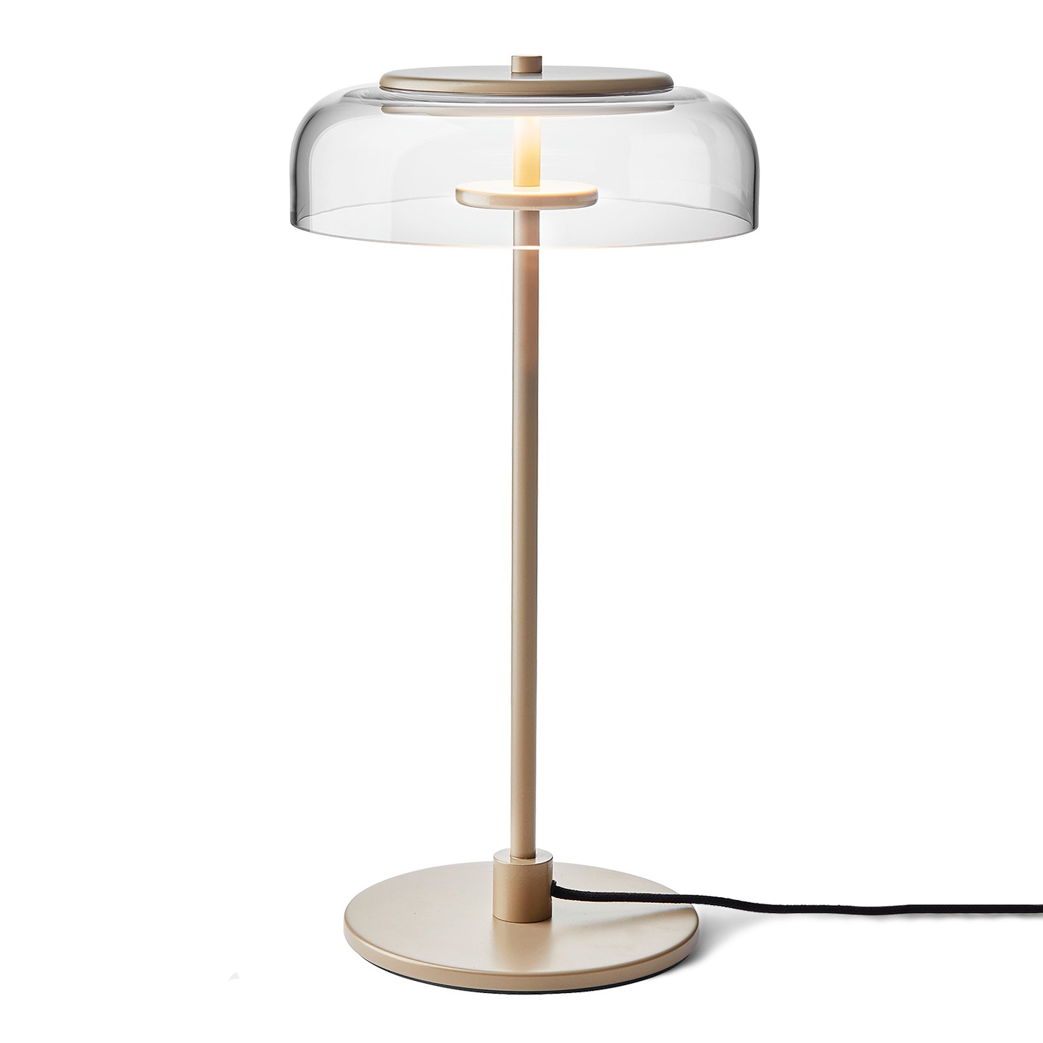 LED Blossi Ronde Glazen Tafellamp