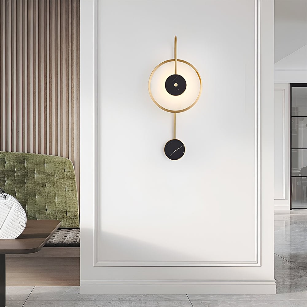 Creatieve schijf metalen wandlamp HL561