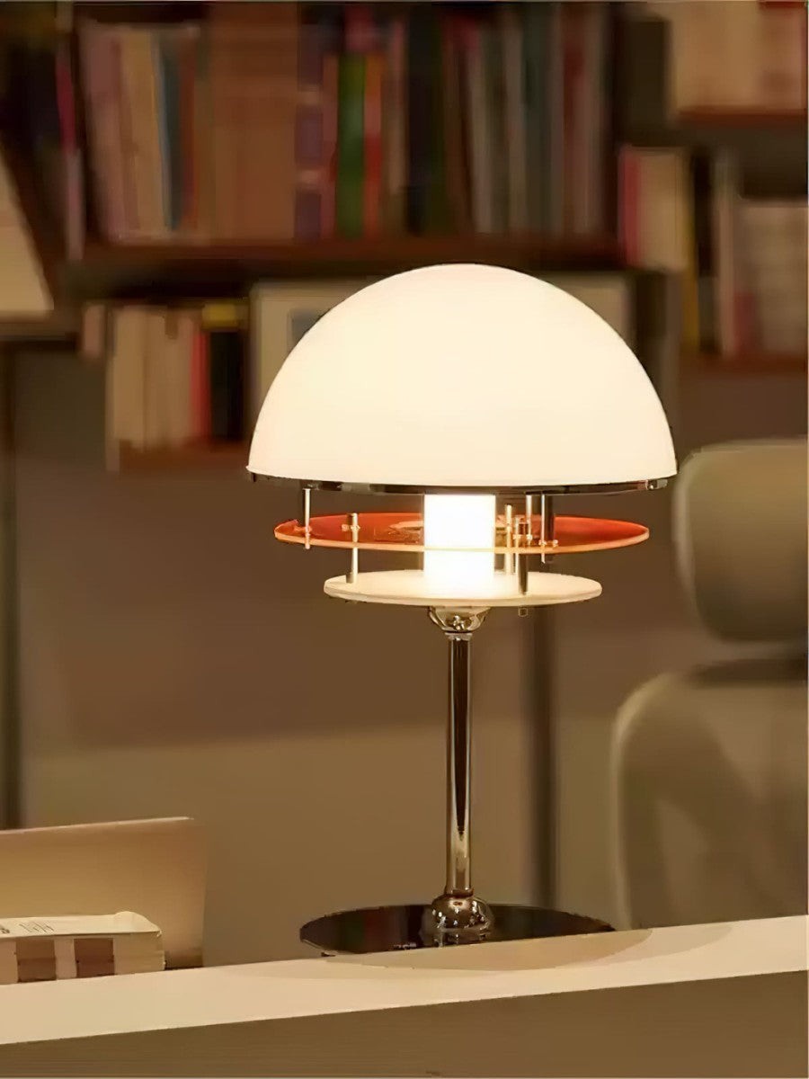 Bauhaus Vintage Stijl Acryl Zonsondergang Tafellamp HL1033