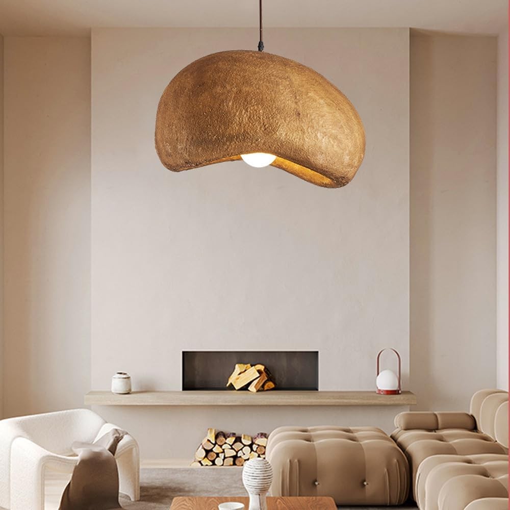 Wabi-Sabi Koffiewolk Japandi Hars Hanglamp HL3377