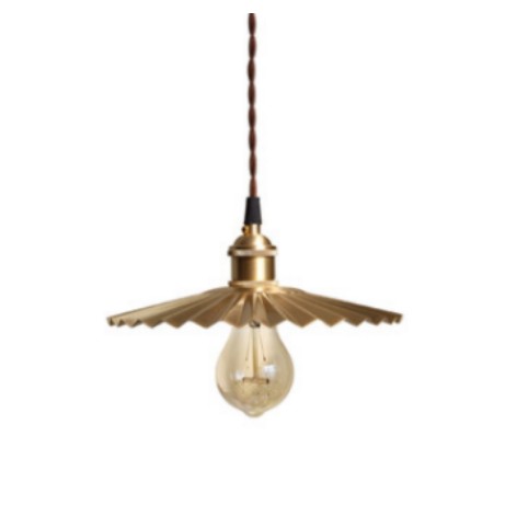 Koperen paraplu hanglamp
