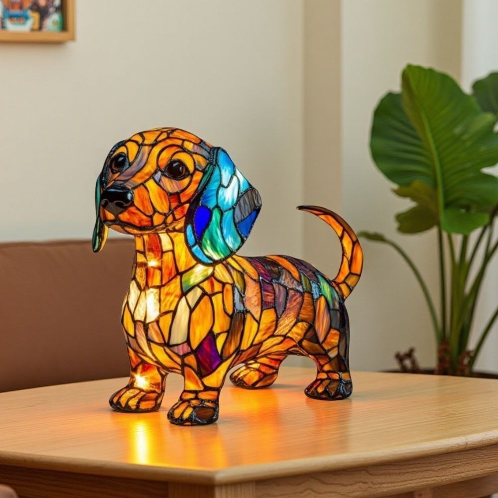 Magisch dierenbeeld Hars Tafellamp HL590