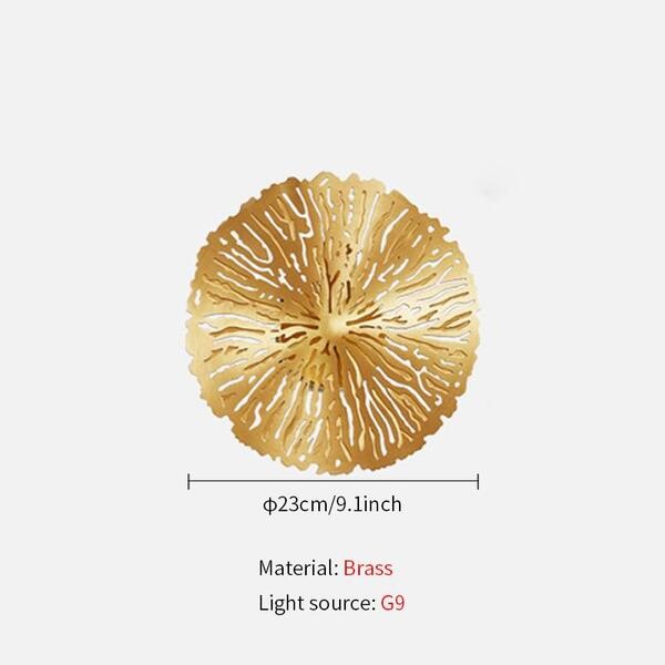 Lotus Leaf Wandlamp