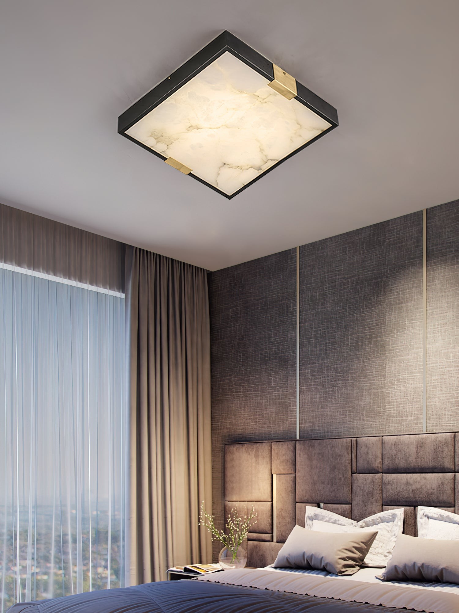 Lucien Alabaster Plafondlamp HL2985