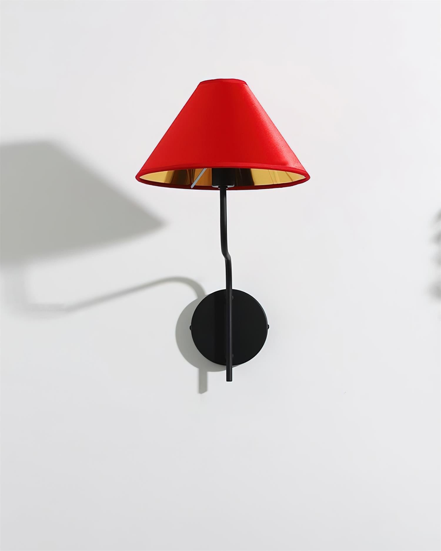 Scharlakenrode wandlamp HL2772