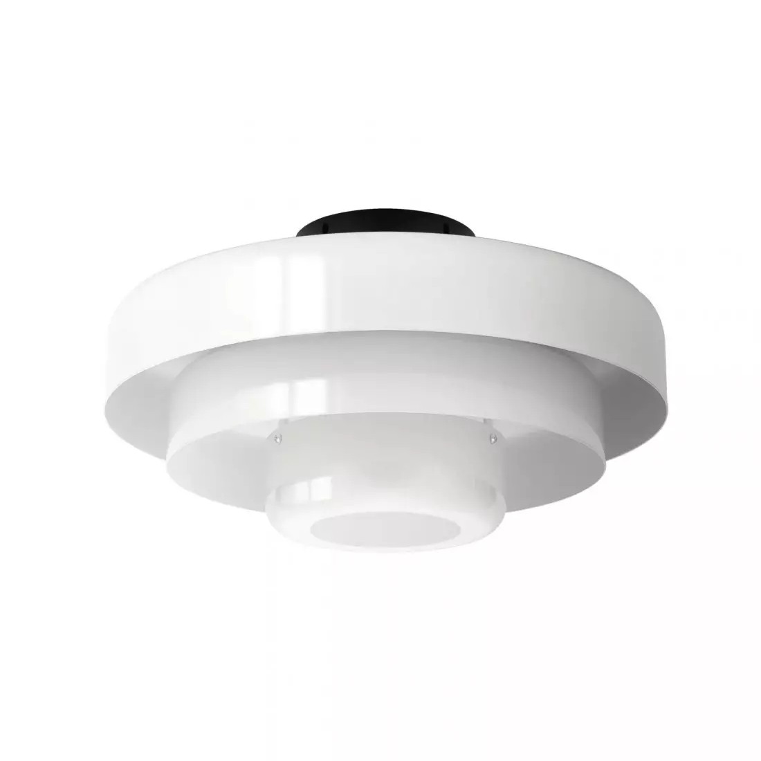 Veleora Bauhaus Drielaagse Plafondlamp - Kleurrijke Metalen Schijflamp HL1843