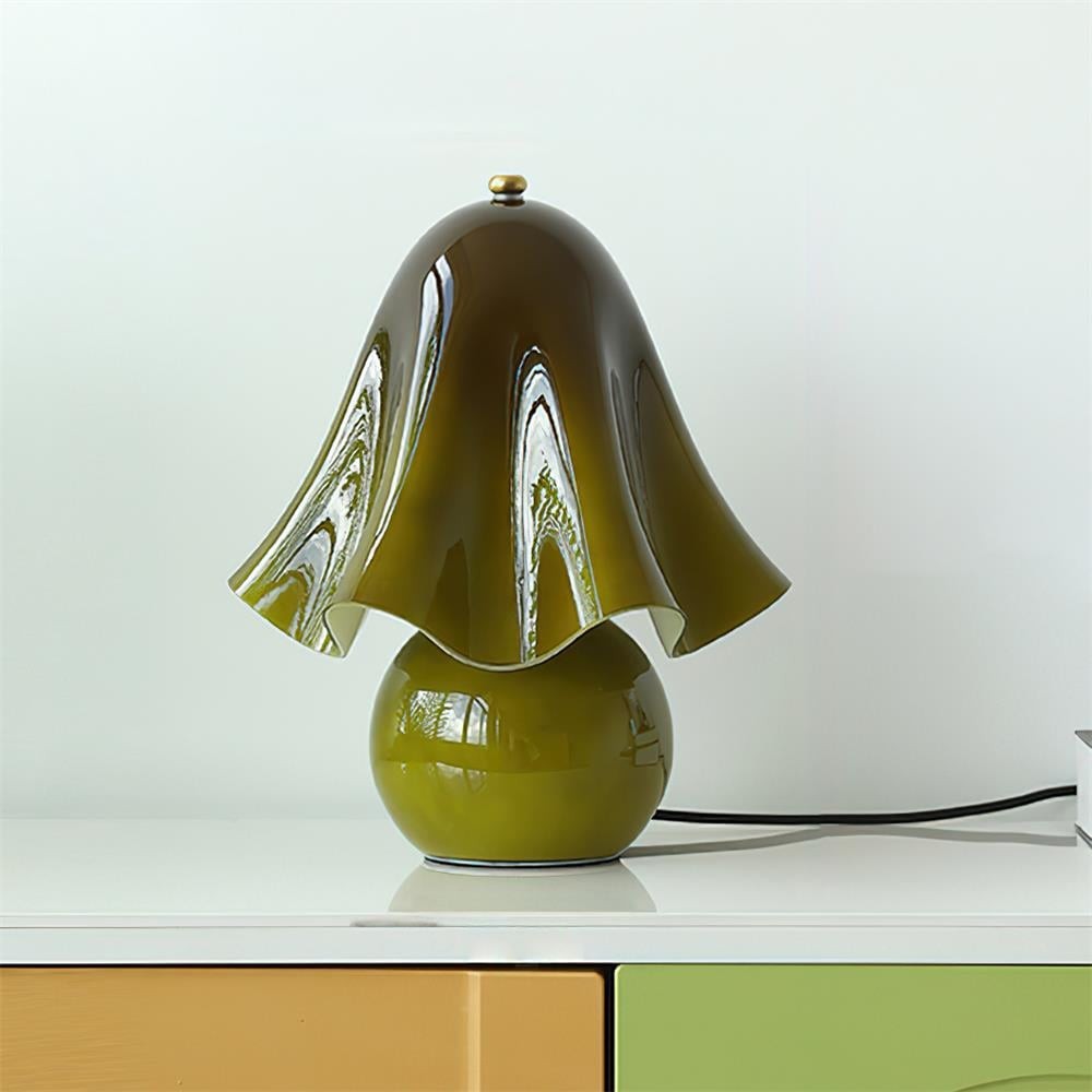 Bellina Decoratieve Tafellamp - Sculpturale Klokvormige Bloemvorm HL1644