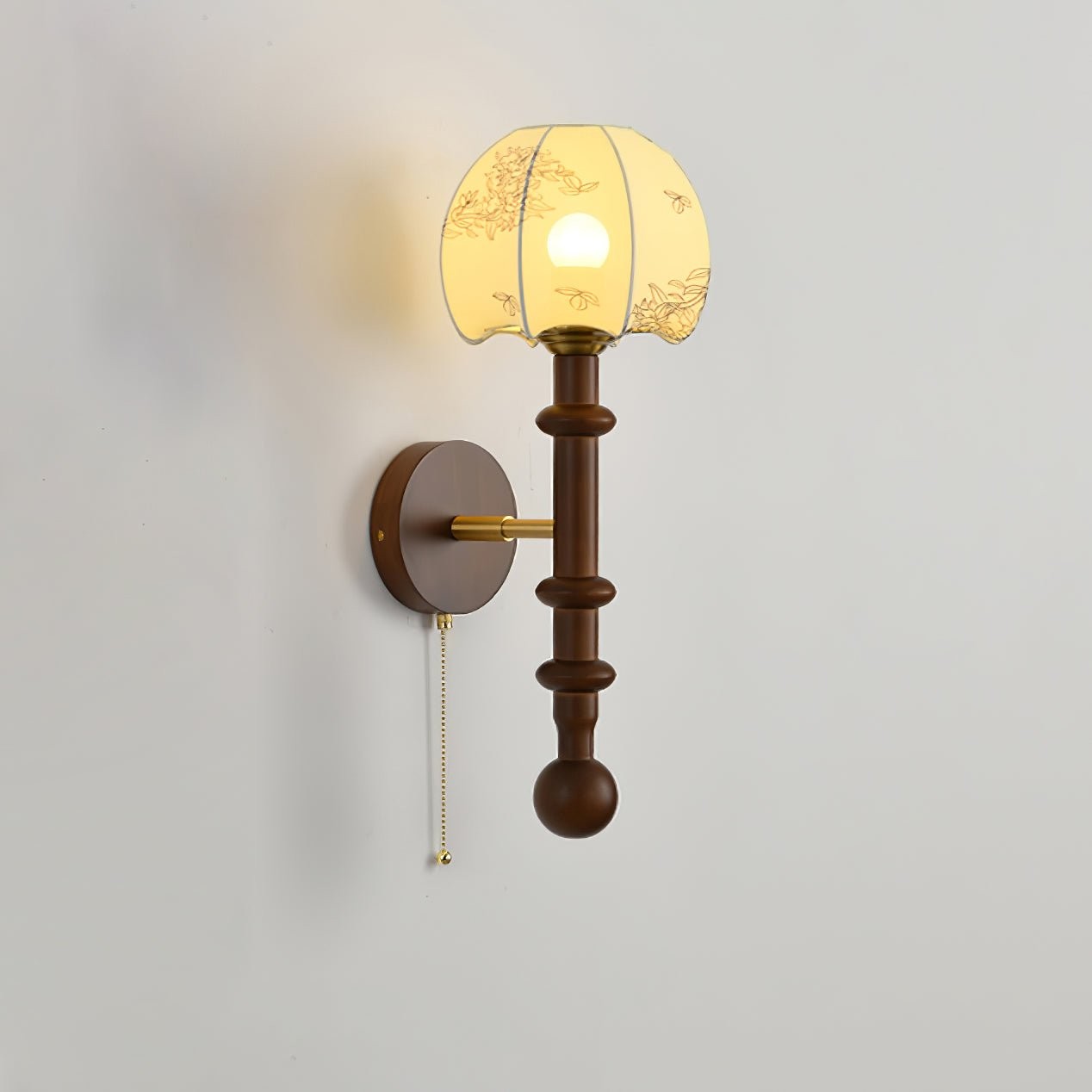 Retro Massief Houten Serie Wandlamp HL769