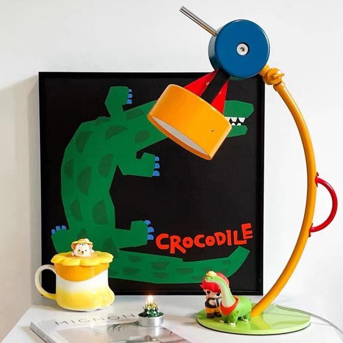 Creatieve kleurrijke geometrische tafellamp voor kinderkamer HL131