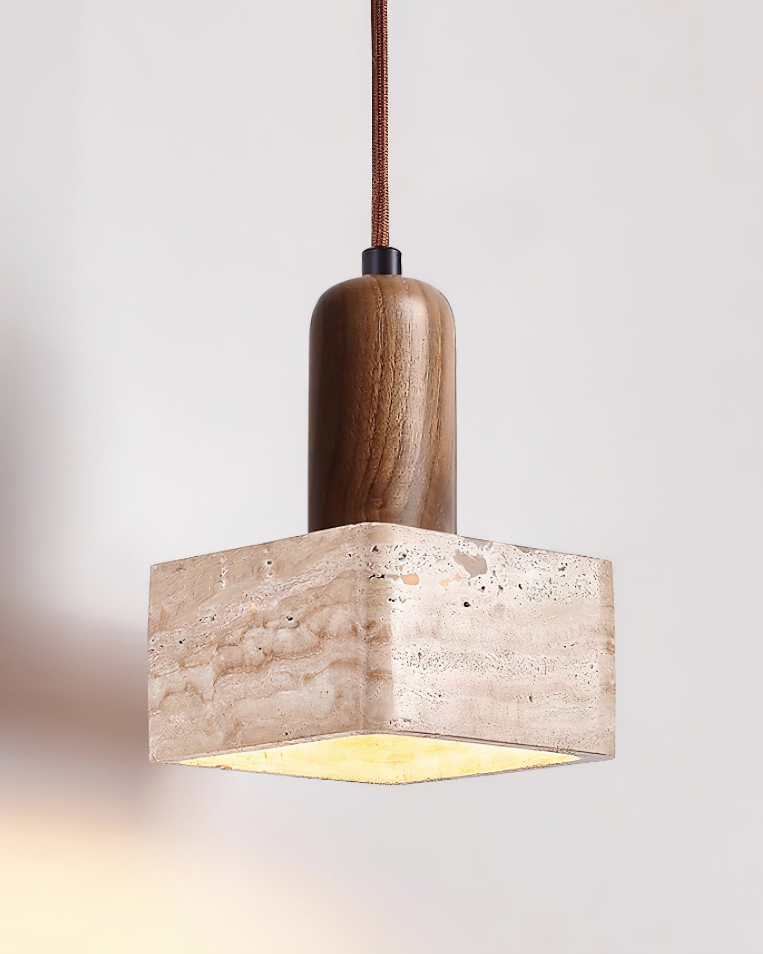 Eenvoudige elegante vierkante rechthoekige hanglamp HL903