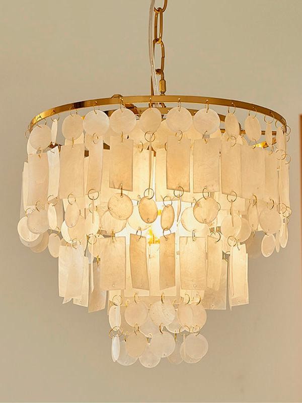 Moderne luxe meerlaagse schelpkroonluchter HL1115