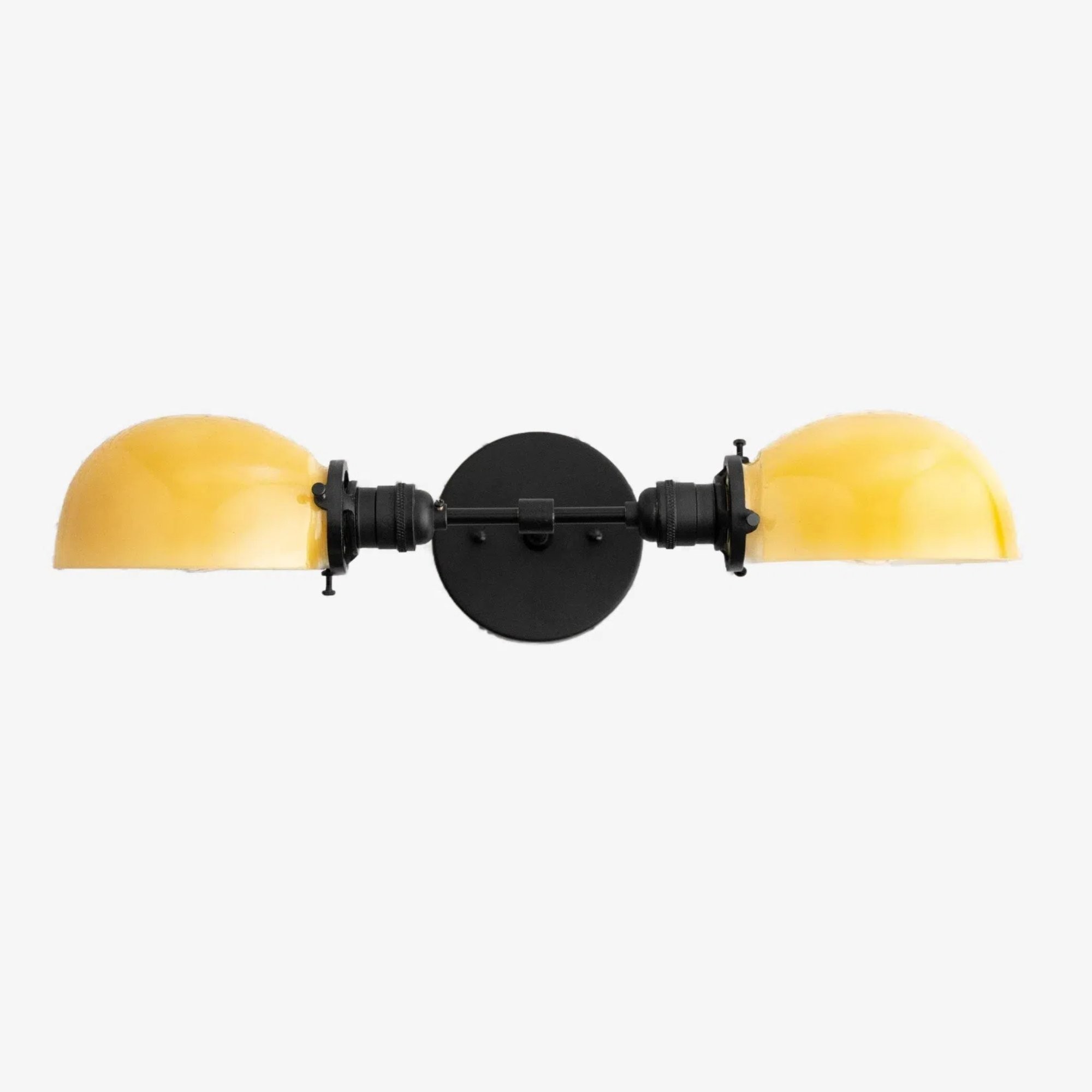 Ornato Luxe Mid-Century Vanity Light - Badkamerarmatuur van messing met opaalglas HL1688