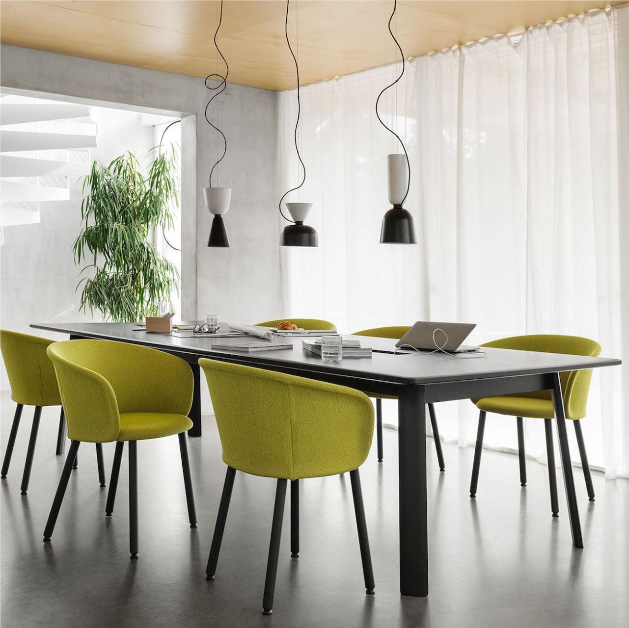 Macaron Colour Splicing Alphabeta metalen hanglamp HL137