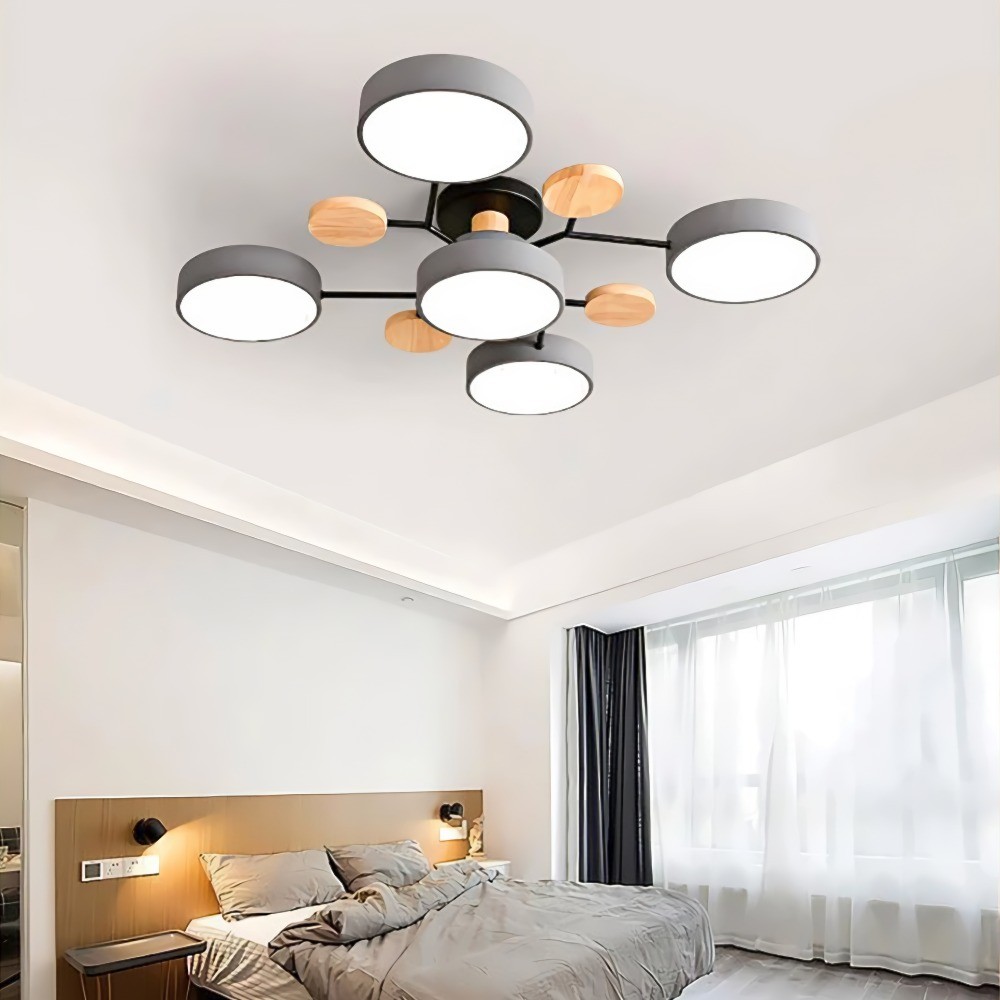 Nordic vertakte schijf LED plafondlamp HL215