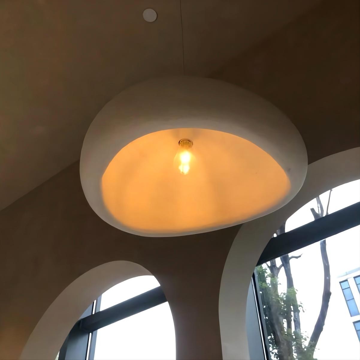 Wabi-sabi stijl Khmara Koepel Hanglamp