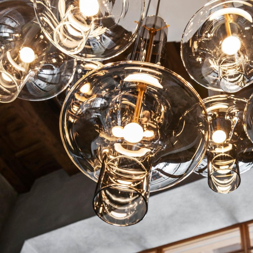 Moderne creatieve glazen buis hanglamp HL827