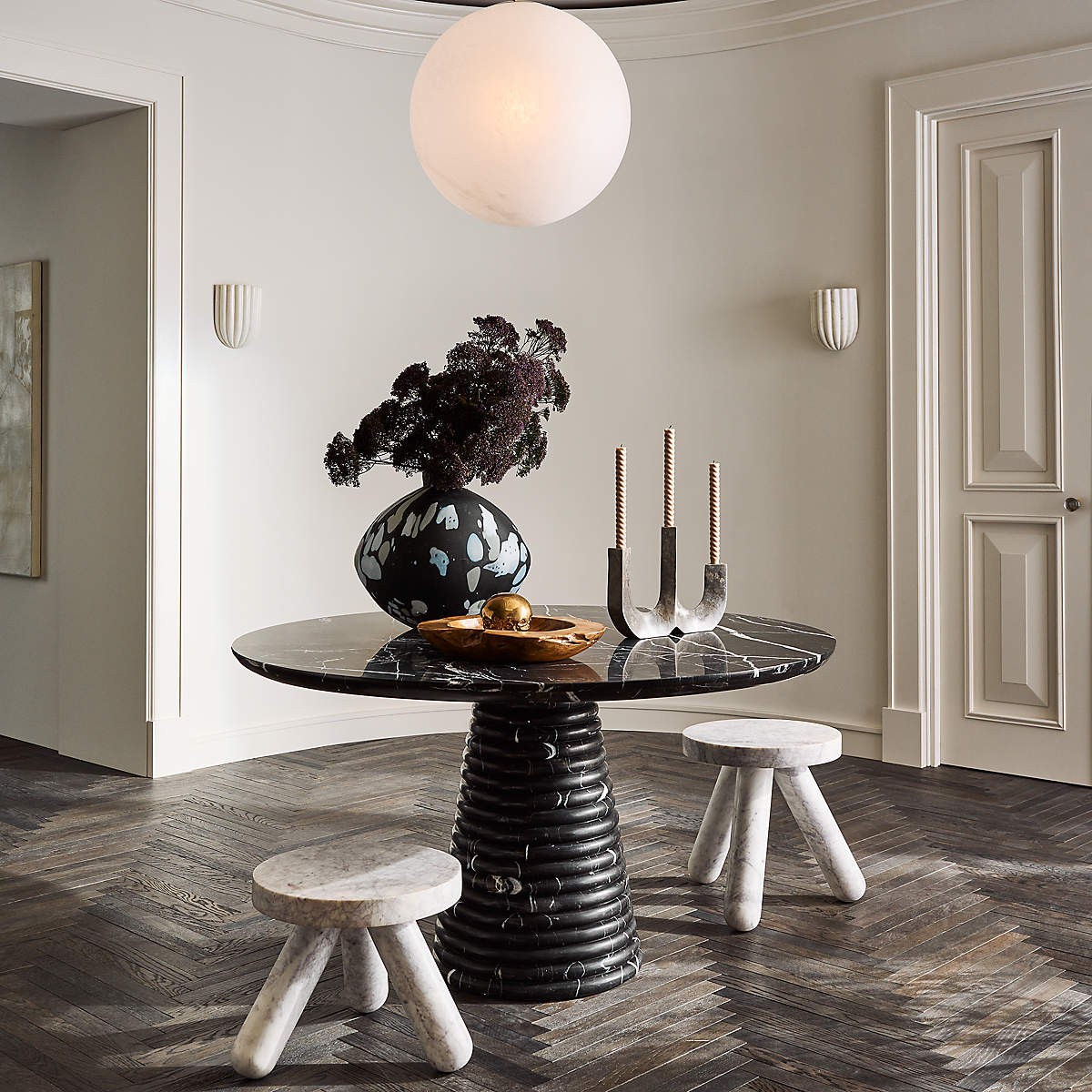 Ariel wandlamp met ribbels HL3228