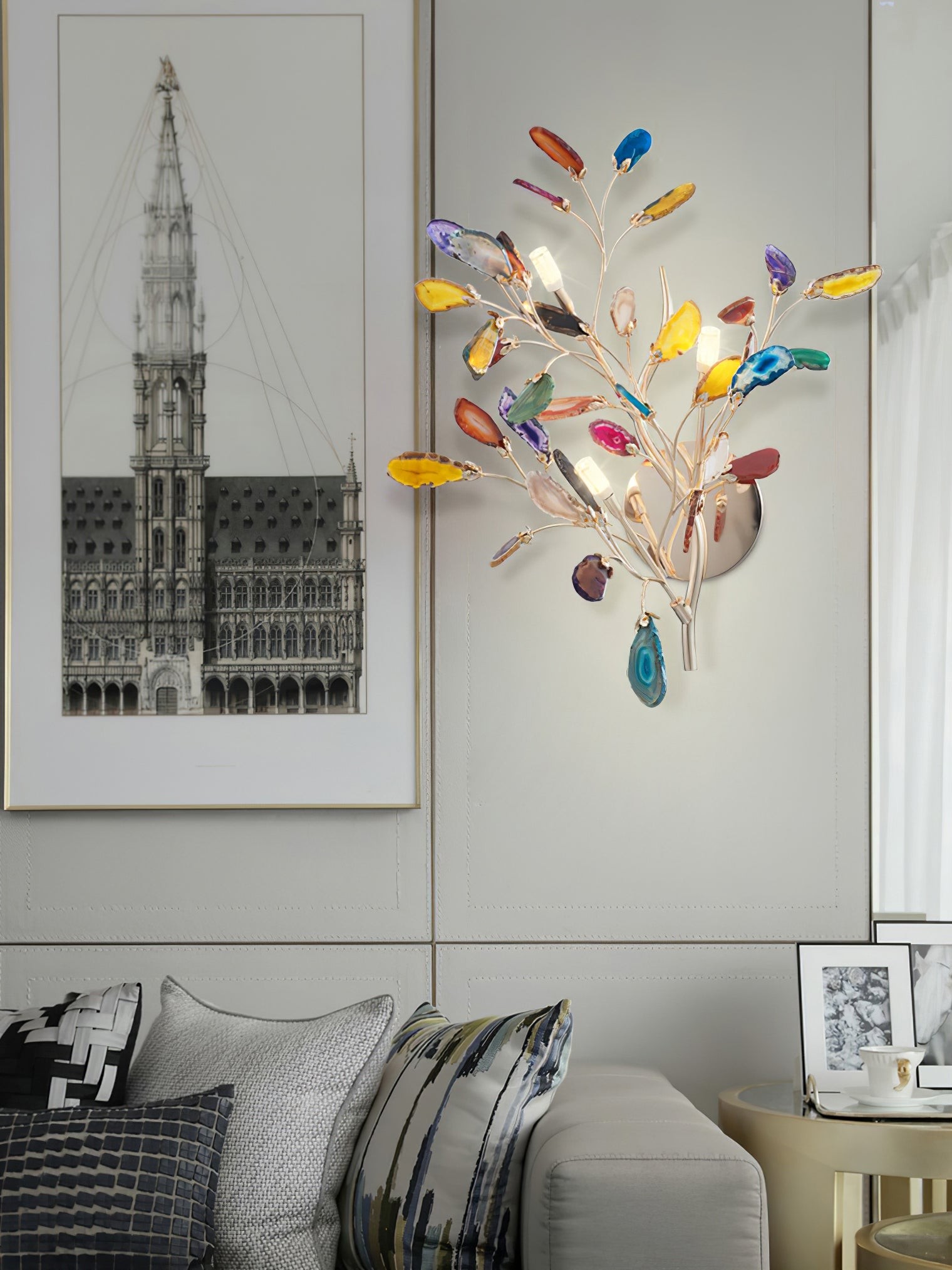 Agaat Wandlamp HL1167