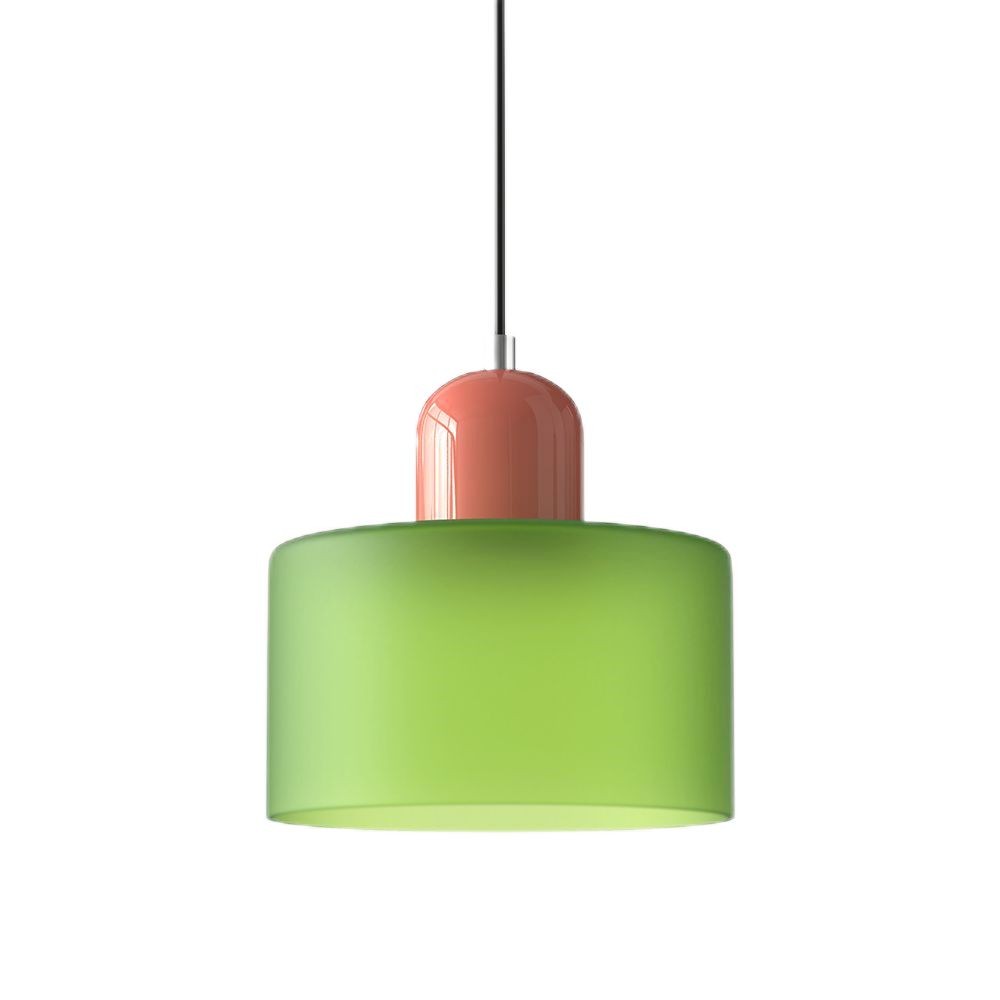 Kalo Cilinder Hanglamp - Glazen Lamp in Scandinavische Stijl voor Eet en Slaapkamer HL107