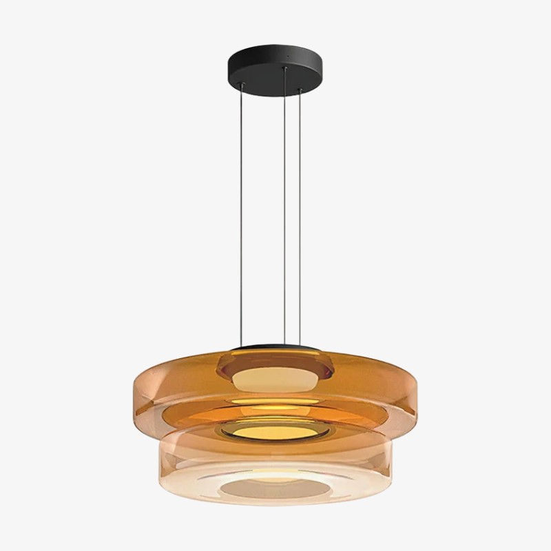 Nora Glazen Schijf Hanglamp - Scandinavische Hanglamp voor Woonkamers en Keukens HL1929
